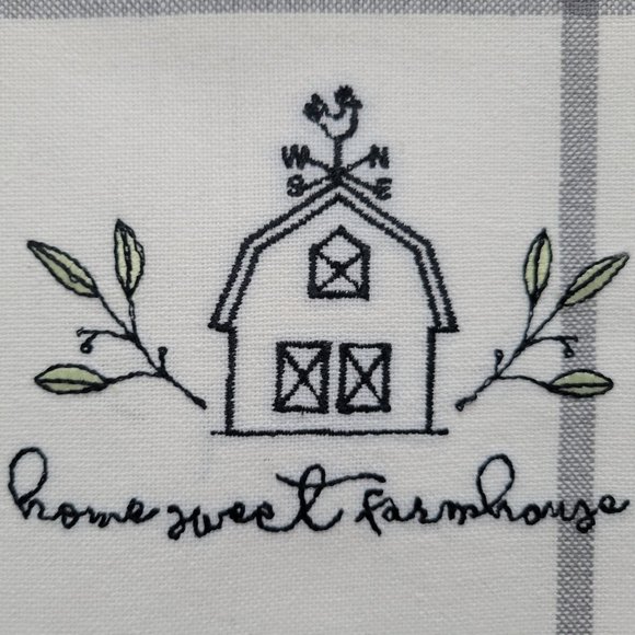 Placemats Robert Stanley Signature Collection White and Gray 4pcs (2Sets of 2pc) - Picture 2 of 6